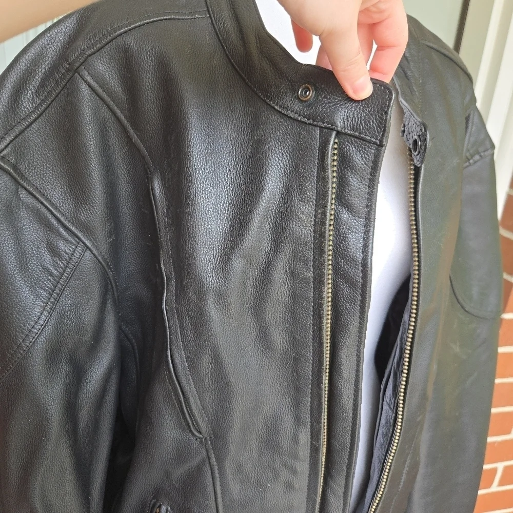 Pro-Rider Leather USA Black Leather Jacket